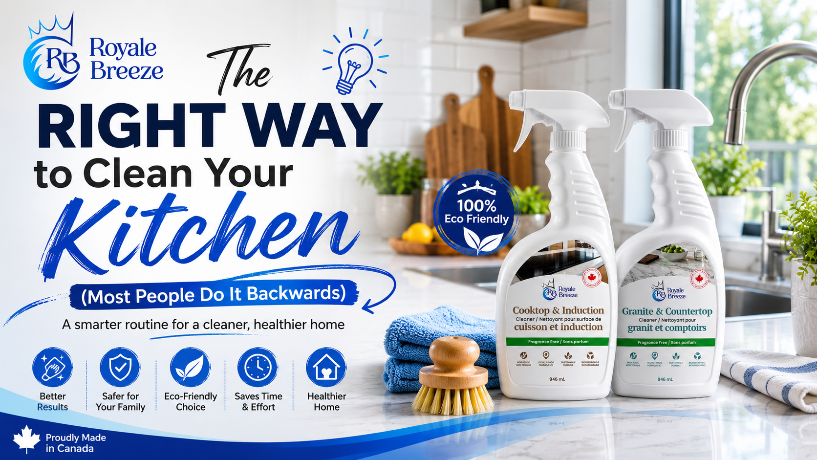 The Right Way to Clean Your Kitchen (Most People Do It Backwards) - Royalebreeze