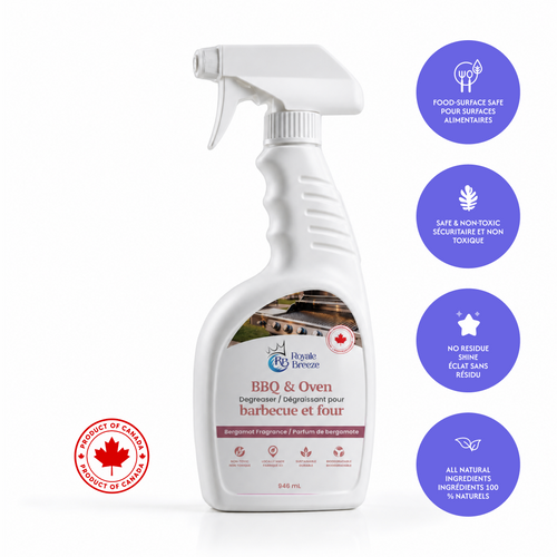 BBQ and Oven Degreaser With Benefits From Royalebreeze. Product of Canada